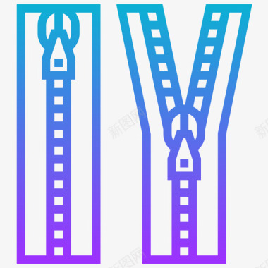 拉链缝纫设备坡度图标图标