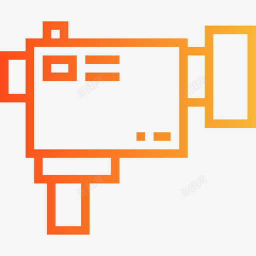 摄像机电影院28渐变图标svg_新图网 https://ixintu.com 摄像机 渐变 电影院28