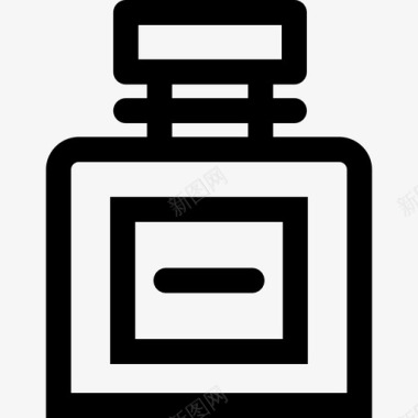 豪华香水瓶须后水香水图标图标