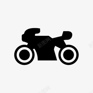 摩托车竞技运动图标图标