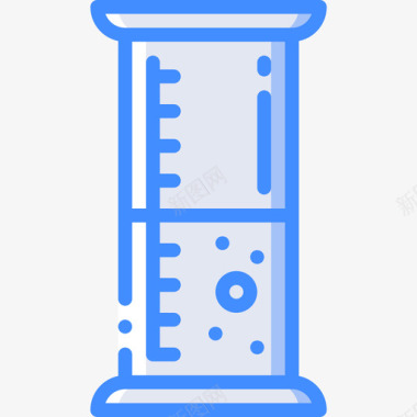 圆柱体科学65蓝色图标图标