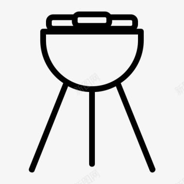 烧烤肉香肠图标图标