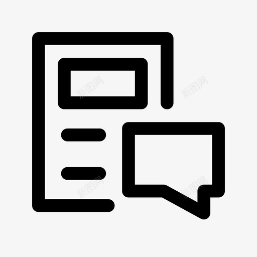 新闻评论svg_新图网 https://ixintu.com 新闻评论