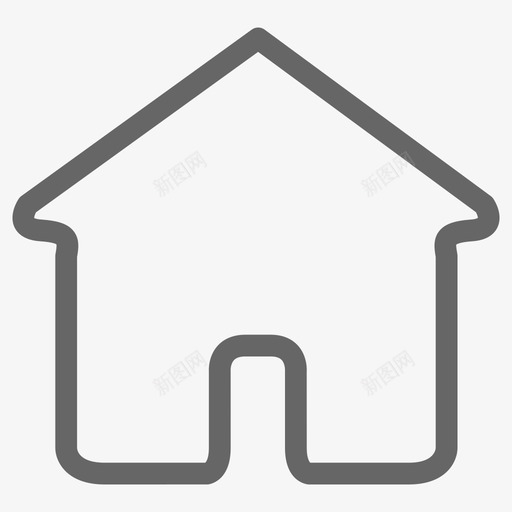 底部导航-首页svg_新图网 https://ixintu.com 底部导航-首页