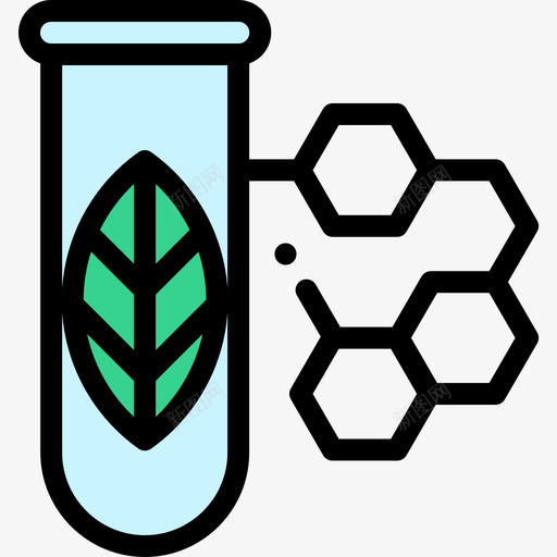 生物技术生物学2线性颜色图标svg_新图网 https://ixintu.com 生物学2 生物技术 线性颜色