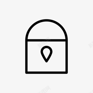 锁数据保护隐私图标图标