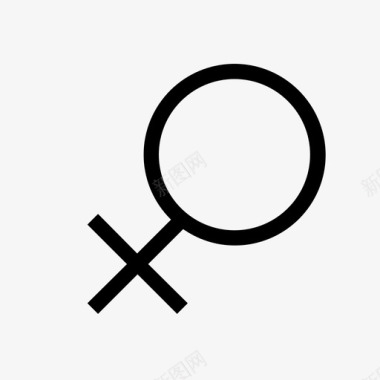 女性性别维纳斯图标图标