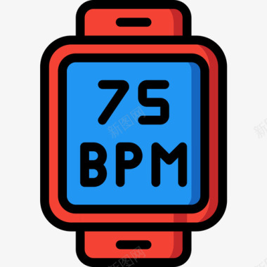 血压运动和游戏6线性颜色图标图标
