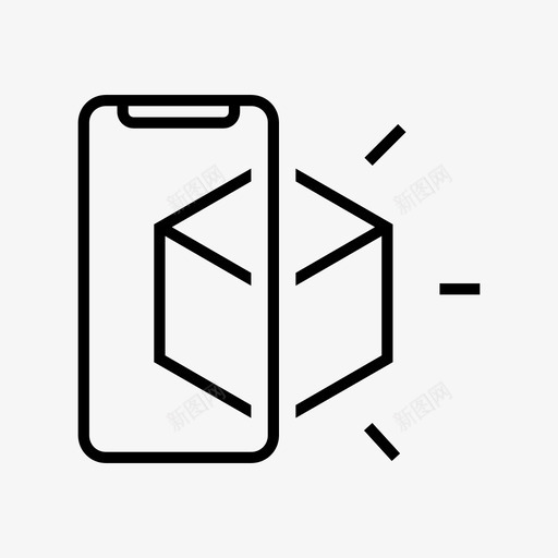 增强型虚拟现实图标svg_新图网 https://ixintu.com 增强型虚拟现实