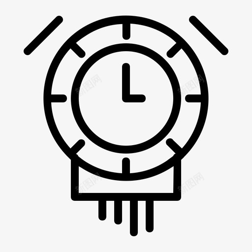 闹钟日历计划表图标svg_新图网 https://ixintu.com 业务和办公室3 提醒 日历 日程表 时钟计划表 时间 计划表 闹钟