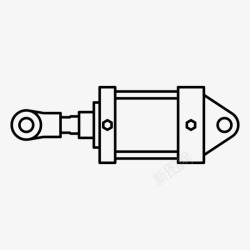 scs气缸液压气动图标图标