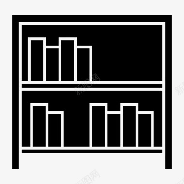 书书架家具图标图标