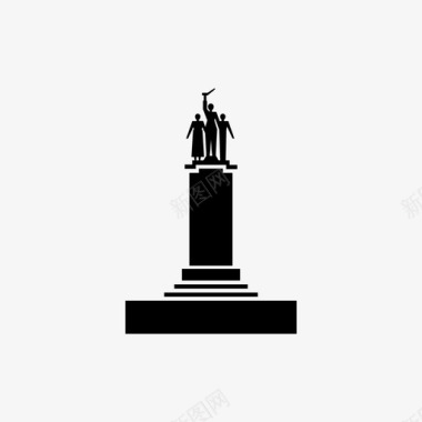 苏军纪念碑保加利亚自由图标图标