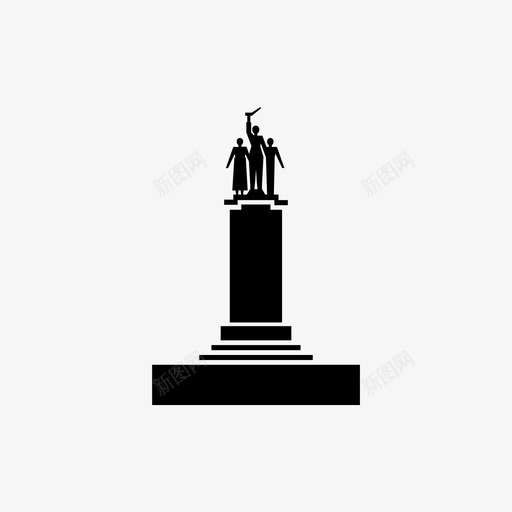 苏军纪念碑保加利亚自由图标svg_新图网 https://ixintu.com 保加利亚 索非亚 索非亚地标 自由 苏军纪念碑