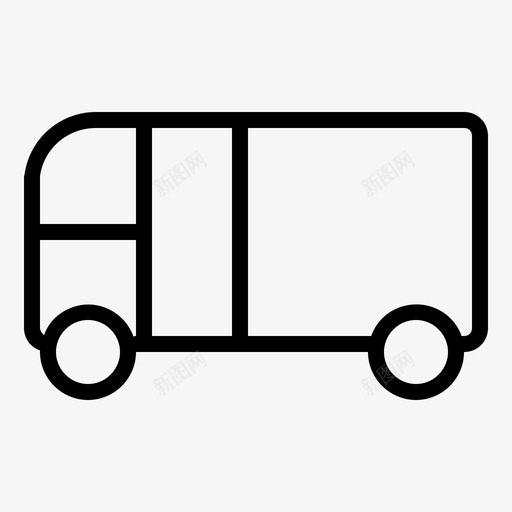 小型巴士汽车交通工具图标svg_新图网 https://ixintu.com 交通工具 小型巴士 汽车 车辆 酒店1