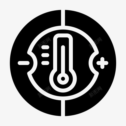 温度控制设备硬件图标svg_新图网 https://ixintu.com 智能 温度控制 物联网字形 硬件 网络 设备