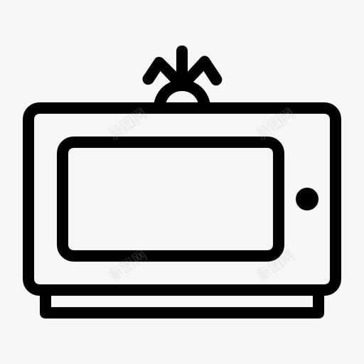 微波炉厨师烹饪图标svg_新图网 https://ixintu.com 加热 厨师 厨房用具 微波炉 烹饪 酒店和餐厅1