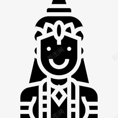 毗湿奴印度教神3铭文图标图标