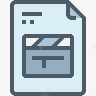 隔板文件和文件夹14线颜色图标图标