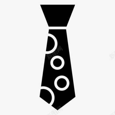领带配饰优雅图标图标