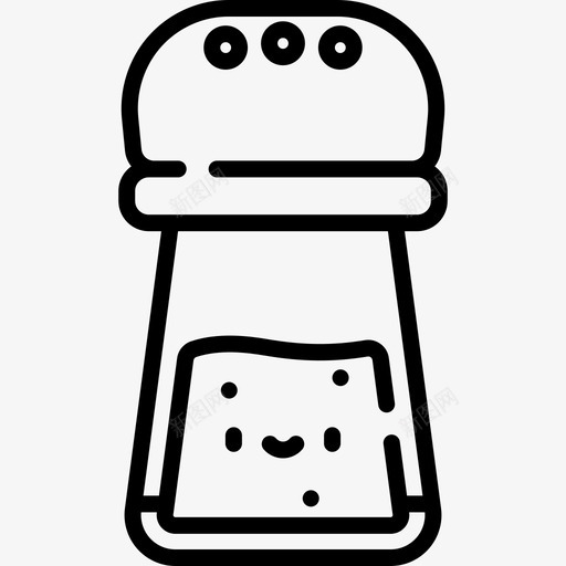 盐烧烤14直链图标svg_新图网 https://ixintu.com 烧烤14 盐 直链