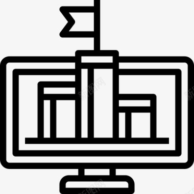 排名搜索引擎优化2线性图标图标