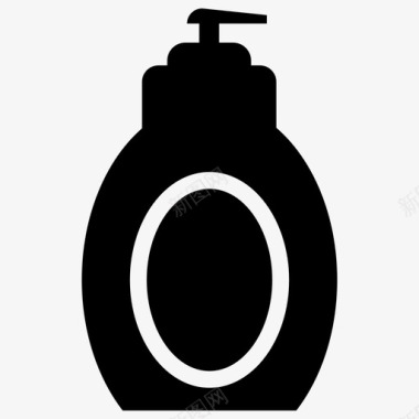 液体洗涤剂化妆品包装抗菌肥皂图标图标