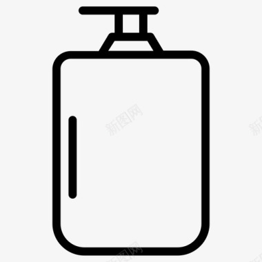 液体肥皂浴室泡沫图标图标