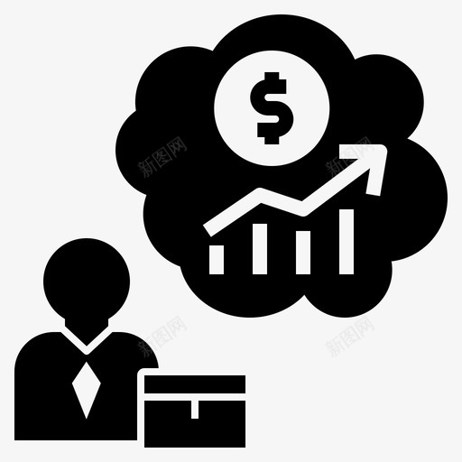 prospectcalculatechance图标svg_新图网 https://ixintu.com calculate chance customerengagement字形 forecast predict prospect