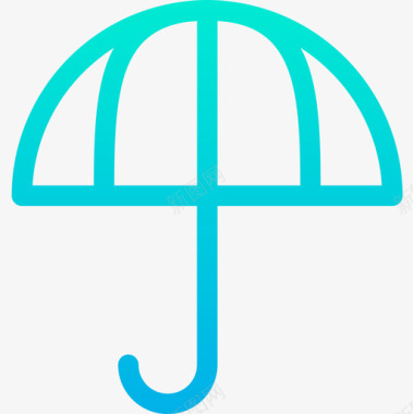 雨伞电器7坡度图标图标