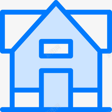 Houserealestate109蓝色图标图标