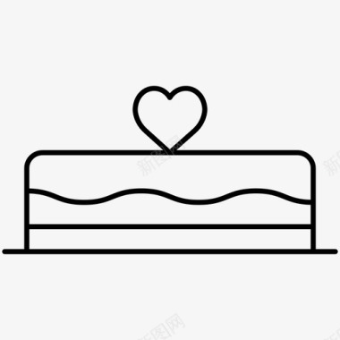 婚礼蛋糕生日婚礼爱情大纲图标图标