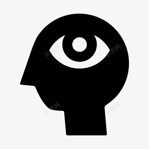 第三只眼脉轮头图标svg_新图网 https://ixintu.com 会说话的头 冥想 头 灵性 第三只眼 脉轮
