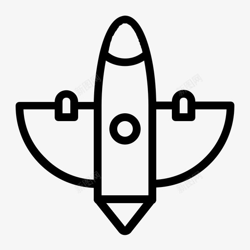 火箭飞机涡轮机图标svg_新图网 https://ixintu.com 商务和办公室1 涡轮机 火箭 飞机