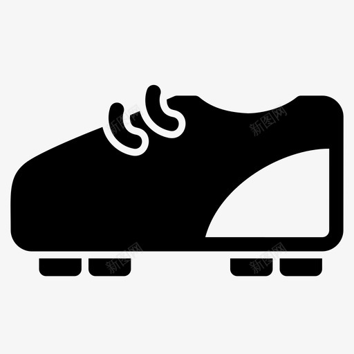 鞋夹板足球图标svg_新图网 https://ixintu.com 夹板 足球 运动 运动实心 鞋
