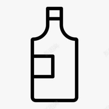 瓶装水饮料玻璃杯图标图标