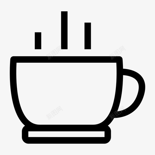 茶休息咖啡图标svg_新图网 https://ixintu.com 休息 咖啡 杯子 茶 食物 饮料