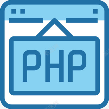 Php编程23蓝色图标图标