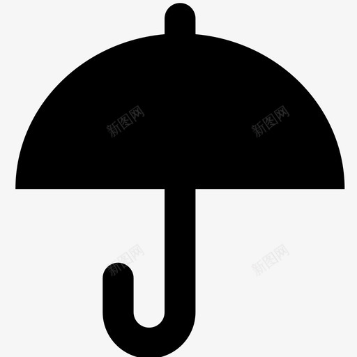雨伞bumbershoot保护图标svg_新图网 https://ixintu.com bumbershoot 保护 安全 用户界面 用户界面5的基本用户界面 雨伞