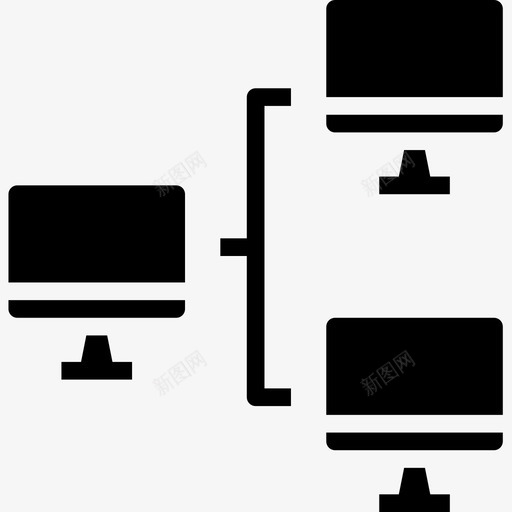 显示器计算机技术4填充图标svg_新图网 https://ixintu.com 填充 显示器 计算机技术4