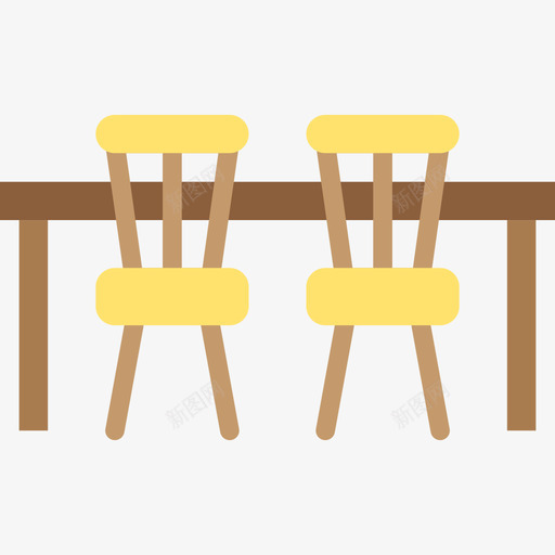 厨房餐桌家具和家用23平的图标svg_新图网 https://ixintu.com 厨房餐桌 家具和家用23 平的