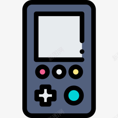Gameboy游戏56线性颜色图标图标