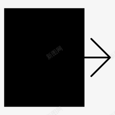 注销箭头基本ui字形图标图标