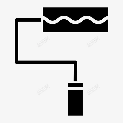 油漆辊艺术美术图标svg_新图网 https://ixintu.com 油漆辊 美术 艺术