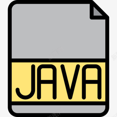 Java文件扩展名3线性颜色图标图标