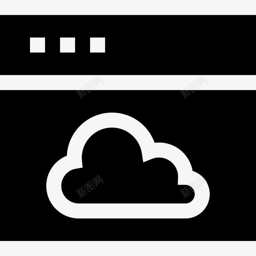 云web维护2已填充图标svg_新图网 https://ixintu.com web维护2 云 已填充