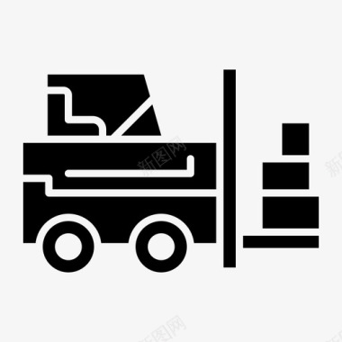 拖拉机汽车运输图标图标