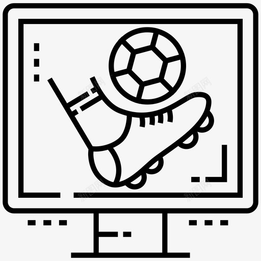 在线足球比赛足球比赛流媒体现场足球比赛图标svg_新图网 https://ixintu.com 在线足球比赛 屏幕上的比赛 现场比赛 现场足球比赛 足球比赛流媒体 足球足球线图标包