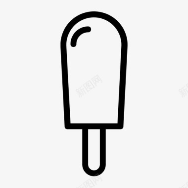 冰淇淋小吃棒棒糖图标图标