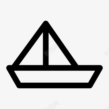 船游船海上图标图标